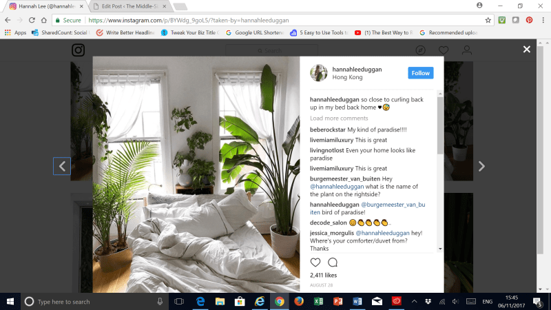 Plant filled bedroom