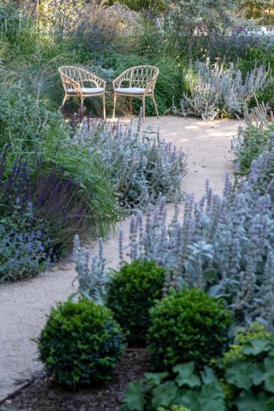 Cane chairs in a modern style.