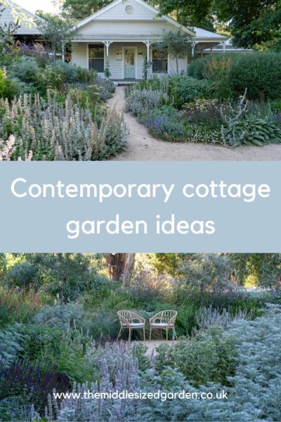 A modern twist on an old favourite - easy cottage garden plants planted in contemporary 'drifts'