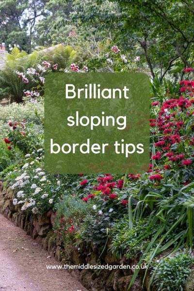 Sloping garden tips