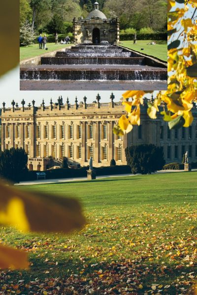 The gardens at Chatsworth house