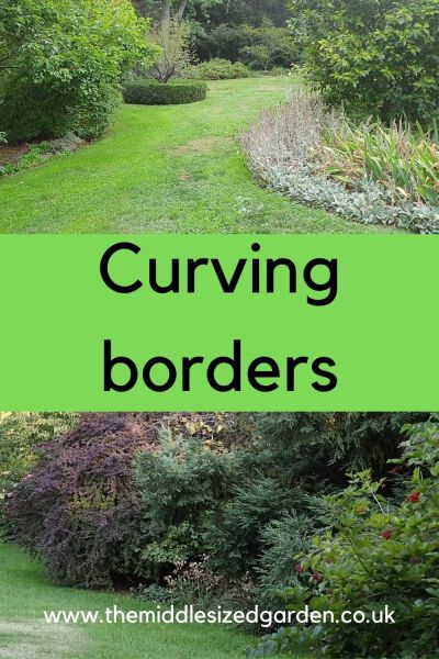 Lawn and curving borders