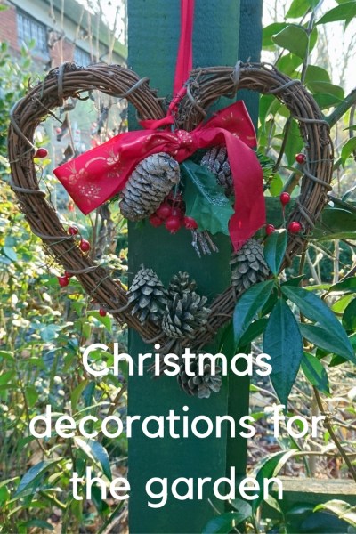 Garden Christmas decorations