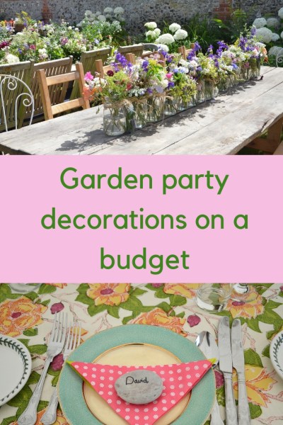 Garden party decoration ideas on a budget #gardenparty #garden