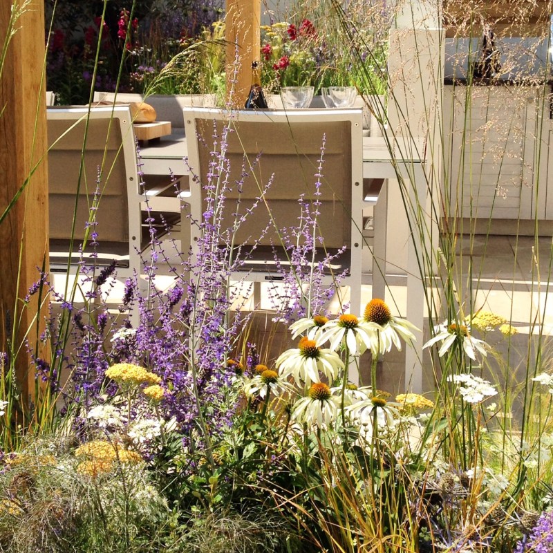 A show garden kitchen at last year's Hampton Court. Hard to match such perfection at home.