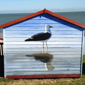 Beach hut in Tankerton, Kent