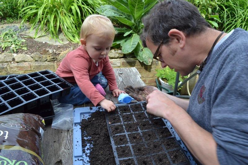 Involve children in garden jobs when they're young