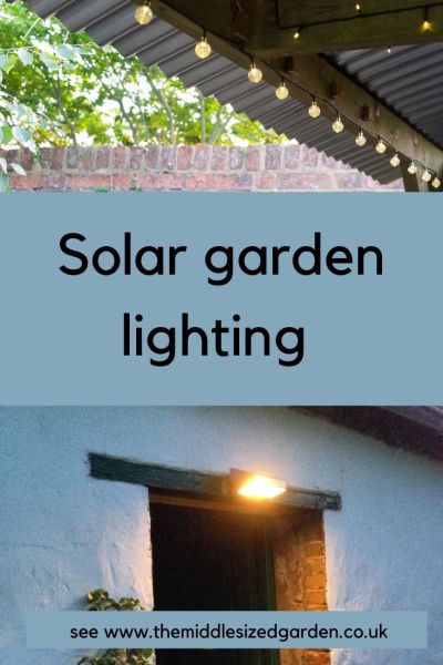 Save money on garden design by using solar lighting