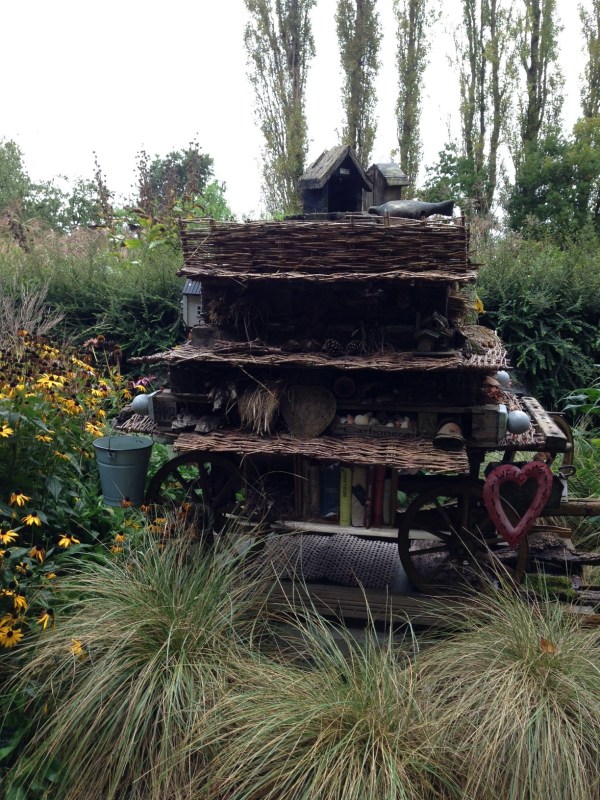 Bug hotel at Sussex Prairie Gardens