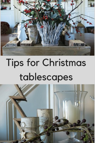 Christmas tablescapes