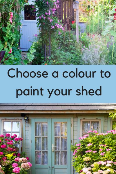 Inspiration and advice for choosing the colour of your shed