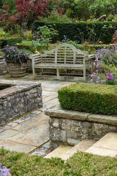 The Sunken pond at the Bath Priory Hotel