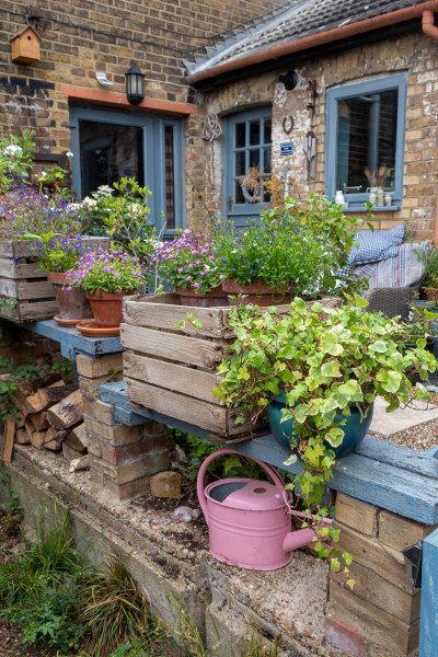 Seating areas for a north facing garden