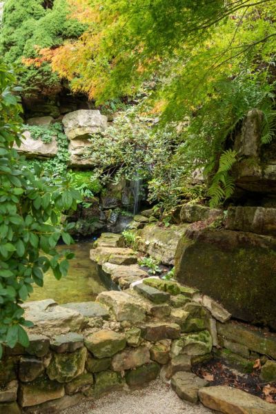 Rock garden at Leonardslee in Sussex