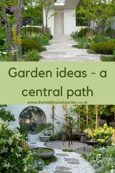 Can a central path work in a garden?