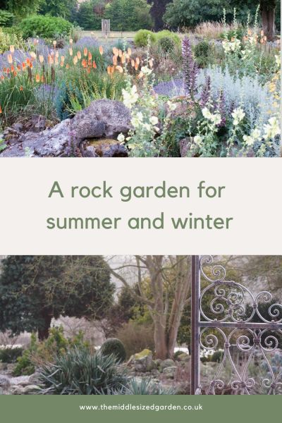 The rock garden at Doddington Place Gardens