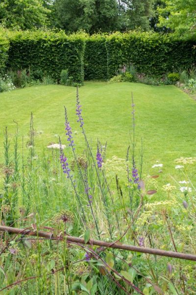 Lawn mowed with a robot mower