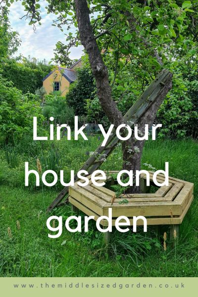 Link your house and garden by the use of colour