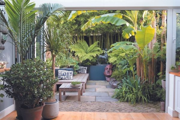 The Garden Room planted densely to create a haven