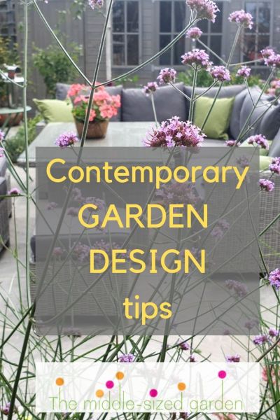 Contemporary garden design secrets for small gardens