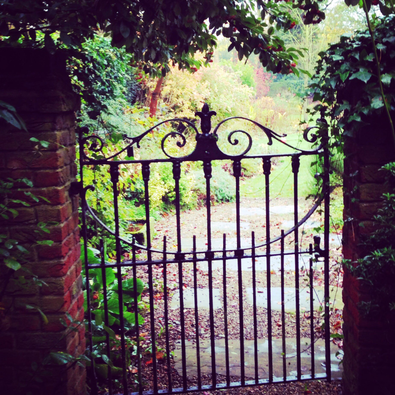 Victorian garden gate