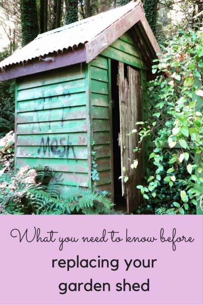 Tips on replacing and repairing sheds