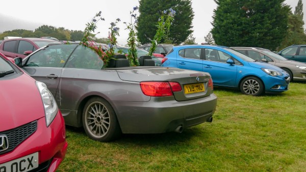 Car parked at Great Dixter autumn fair