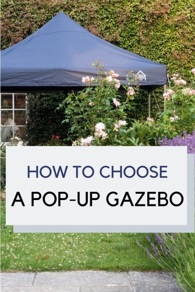 How to choose a pop-up gazebo