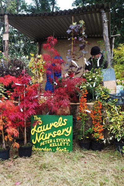 Stall holders at the Great Dixter Plant Fair