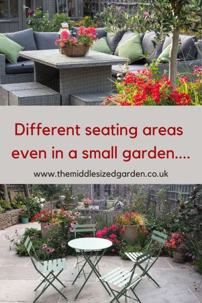 Garden seating areas