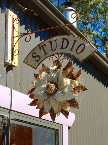 Corrugated iron studio shed