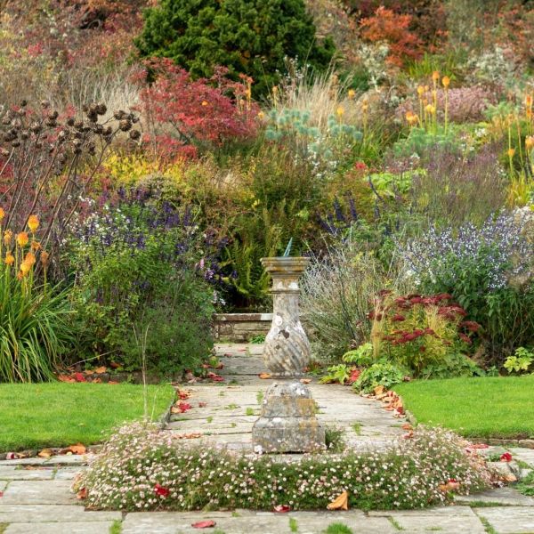 Late season borders at Gravetye Manor